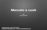 Mercato e costi (vers. 2015)