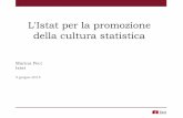 M.Peci-L'Istat per la promozione della cultura statistica