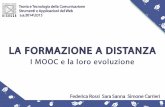 La formazione a distanza - I MOOC e la loro evoluzione