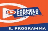 Carmelo Formica - Programma