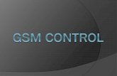 Gsm control