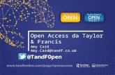 Open access da Taylor & Francis