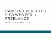 Abc del sito per i freelance