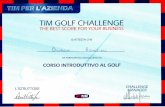 4 Corso introduttivo al Golf - TIM