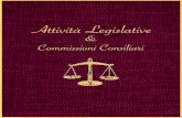 Rassegna Stampa Attività Legislative e Commissioni Consiliari