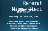 Presentasi Referat Mioma Uteri