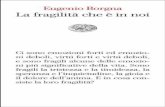 Borgna Eugenio - La Fragilità Che é in Noi