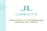 Lancetti Pronto Consegna Made Italy Aprilie 2015