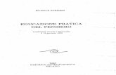 (eBook - Antroposofia - Ita) - Rudolf Steiner - Educazione Pratica Del Pensiero