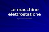 Macchine Elettrostatiche