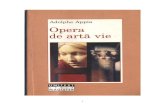 Adolphe Appia - Opera de Arta Vie