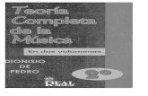 Teoria Completa de La Musica Dionisio de Pedro Vol.2