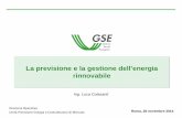 La previsione e la gestione dell’energia rinnovabile