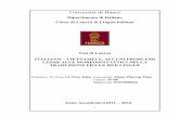 My dissertation for B.A Italian Graduation