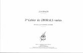 Bach - Corali Completi Per Organo Vol.3 (Rev. Faure')