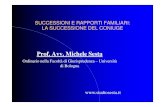 La Successione e i Rapporti Familiari - Prof. Michele Sesta