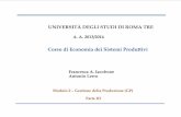 Economia dei Sistemi Produttivi 11 Gestione Della Produzione3