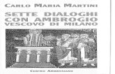 Carlo Maria Martini - Sette Dialoghi Con Ambrogio vescovo di Milano