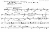 Castelnuovo Tedesco Mario -Op. 85 - Capriccio Diabolico