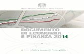 Documento di Economia e Finanza 2014