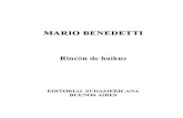 Benedetti, Mario - Rincón de Haikus