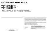 Manuale Officina Yamaha Majesty Skyliner YP125 D 150 D