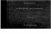 L'Elisir d'Amore - Donizetti - Complete Score
