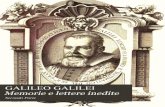 Galileo Galilei - Memorie e Lettere Inedite Parte II