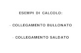 Esempio Calcolo Bulloni Saldature