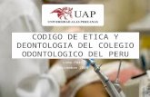 Codigo de Etica y Deontologia Del Colegio Odontologico Aaaaa