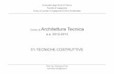 01-At Tecniche Costruttive 12-13 - Corso Architettura Tecnica