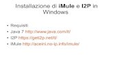 Installazione Di iMule e I2P in Windows