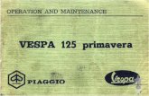 Piaggio-Vespa 125 Primavera Operation&Maintenance