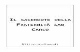 Il Sacerdote Della Fraternita San Carlo