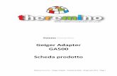 GeigerAdapter Datasheet ITA