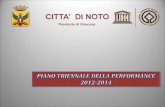 Piano Della Performance2012 2014 Comune Noto