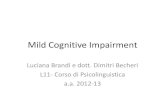 Mild Cognitive Impairment B B