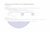 Esercizi Di Analisi II Con Mathematica