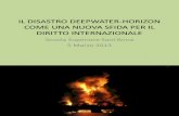 Il disastro Deepwater Horizon - una prima panoramica dei profili giuridici (F. Palazzi - F. Pierozzi)