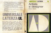 Bruno Munari - Artista E Designer (Laterza, 1969)
