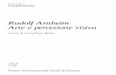SIE - Arnheim, Arte e Percezione Visiva