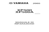 Manuale Officina Yamaha Tmax XP500 e (a) 2005
