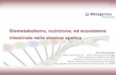 Dismetabolismo nutrizione ed ecosistema intestinale nella steatosi epatica