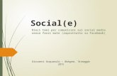 Social(e) edit
