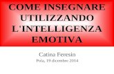 Intelligenza emotiva ed insegnamento
