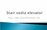 Stair sedia elevator
