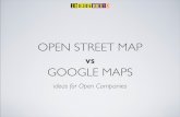 Open Street Map vs Google Maps