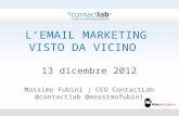 Webinar sull'email marketing di Massimo Fubini