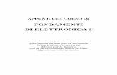 Appunti Di Fondamenti Di Elettronica 2 - 2005