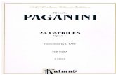 Caprices Op 1 Niccolo Paganini Viola Solo 1 PDF